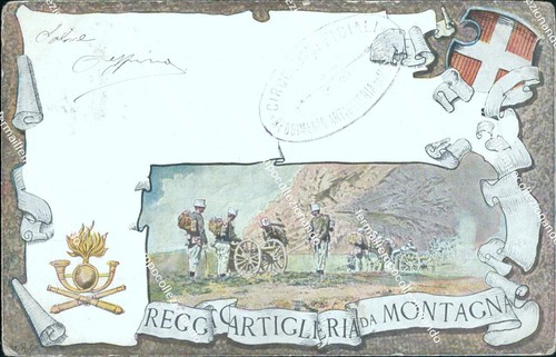 Ca332 cartolina militare - cartolina,