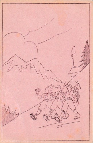 Cartolina militare alpini - -, i