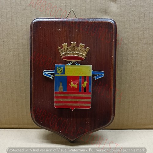 Crest militare con placca - placca, 4°