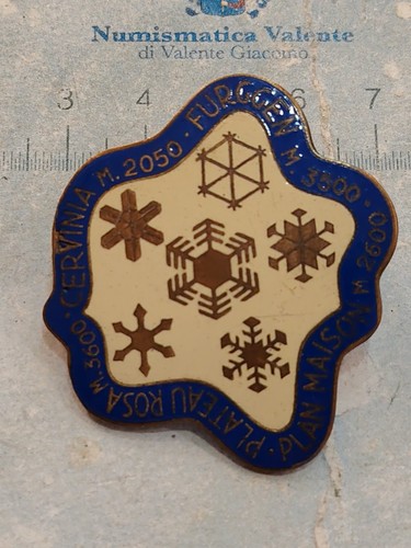 Distintivo sci montagna anni - montagna,