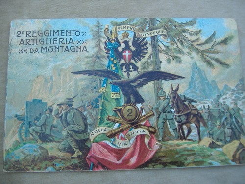 Cartolina militare alpini - cartolina,
