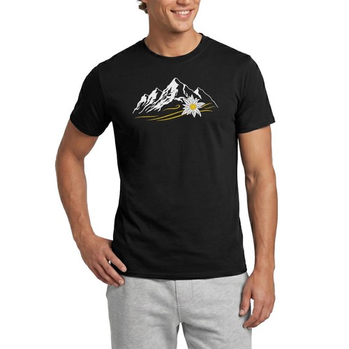 Shirt uomo paesaggio montano - paesaggio,