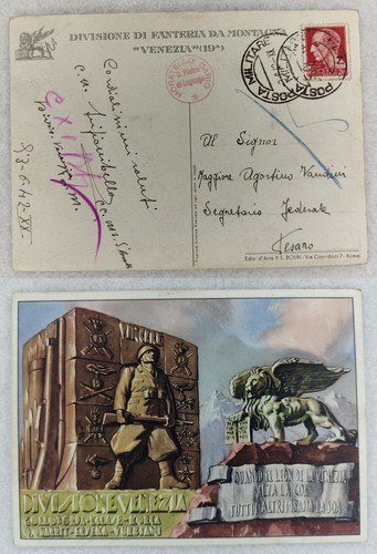Cartolina reggimentali - cartolina,