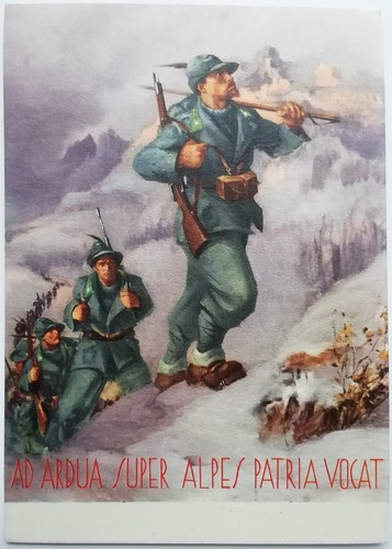 Cartolina reggimento alpini - cartolina,