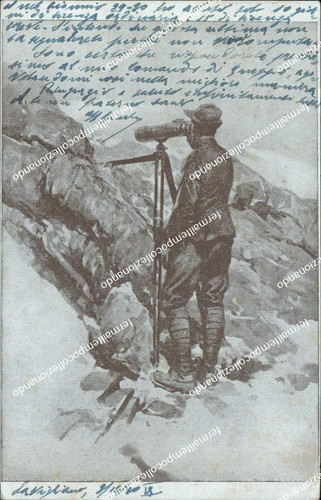 Ca129 cartolina militare - militare, 1