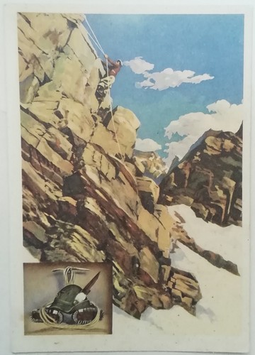Cartolina alpinismo guerra - alpinismo,