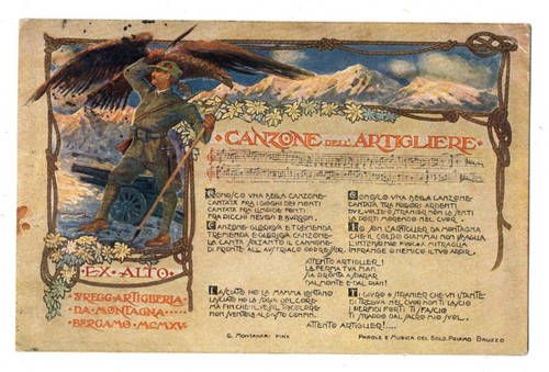 Rara cartolina militare - rara, 1915